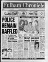 Fulham Chronicle Thursday 06 November 1986 Page 1