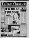 Fulham Chronicle Thursday 13 October 1988 Page 1