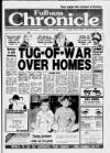 Fulham Chronicle Thursday 24 August 1989 Page 1