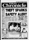 Fulham Chronicle Thursday 31 August 1989 Page 1