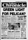 Fulham Chronicle Thursday 14 September 1989 Page 1