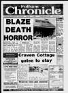 Fulham Chronicle Thursday 12 October 1989 Page 1