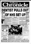 Fulham Chronicle Thursday 03 May 1990 Page 1
