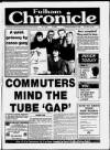 Fulham Chronicle Thursday 16 January 1992 Page 1