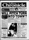 Fulham Chronicle Thursday 20 February 1992 Page 1