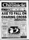 Fulham Chronicle Wednesday 19 August 1992 Page 1