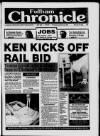Fulham Chronicle Thursday 23 September 1993 Page 1