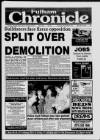 Fulham Chronicle Thursday 04 November 1993 Page 1