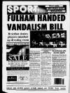 Fulham Chronicle Thursday 01 February 1996 Page 44