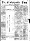 Cambridgeshire Times Friday 04 January 1889 Page 1