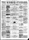 Wisbech Standard Friday 27 September 1889 Page 1