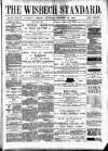 Wisbech Standard Friday 25 October 1889 Page 1