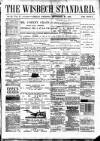 Wisbech Standard Friday 29 November 1889 Page 1