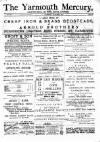 Yarmouth Mercury Saturday 05 January 1884 Page 1
