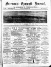 Exmouth Journal Saturday 29 October 1887 Page 1