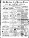 Dereham and Fakenham Times Saturday 12 January 1889 Page 1
