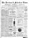 Dereham and Fakenham Times Saturday 03 August 1889 Page 1