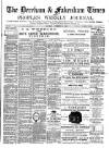 Dereham and Fakenham Times Saturday 23 November 1889 Page 1