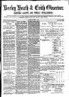 Bexley Heath and Bexley Observer Saturday 07 June 1879 Page 1