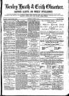 Bexley Heath and Bexley Observer Saturday 09 August 1879 Page 1