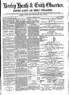 Bexley Heath and Bexley Observer Saturday 18 October 1879 Page 1