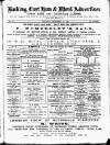 Barking, East Ham & Ilford Advertiser, Upton Park and Dagenham Gazette Saturday 21 September 1889 Page 1