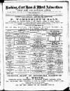 Barking, East Ham & Ilford Advertiser, Upton Park and Dagenham Gazette Saturday 28 September 1889 Page 1