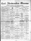 Buchan Observer and East Aberdeenshire Advertiser Thursday 27 February 1890 Page 1
