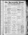 Horncastle News Saturday 19 November 1892 Page 1