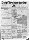 Market Harborough Advertiser and Midland Mail Tuesday 15 January 1889 Page 1