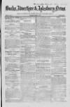 Bucks Advertiser & Aylesbury News Saturday 09 December 1848 Page 1