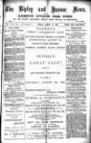 Ripley and Heanor News and Ilkeston Division Free Press Friday 12 August 1892 Page 1