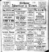 Clitheroe Advertiser and Times Friday 01 September 1933 Page 1