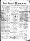 Leigh Journal and Times Saturday 29 December 1877 Page 1