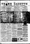 Thame Gazette Tuesday 30 December 1873 Page 1