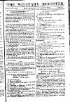 Military Register Wednesday 09 October 1816 Page 1