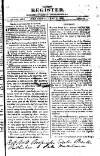 Military Register Wednesday 08 September 1819 Page 1