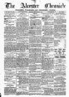 Alcester Chronicle Saturday 13 September 1884 Page 1