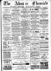 Alcester Chronicle Saturday 21 August 1886 Page 1