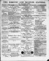 Brecon and Radnor Express and Carmarthen Gazette Friday 01 November 1889 Page 1
