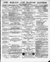 Brecon and Radnor Express and Carmarthen Gazette Friday 08 November 1889 Page 1