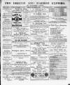 Brecon and Radnor Express and Carmarthen Gazette Friday 15 November 1889 Page 1