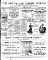 Brecon and Radnor Express and Carmarthen Gazette Thursday 29 April 1897 Page 1