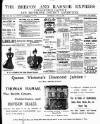Brecon and Radnor Express and Carmarthen Gazette Thursday 24 June 1897 Page 1