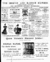 Brecon and Radnor Express and Carmarthen Gazette Thursday 01 July 1897 Page 1