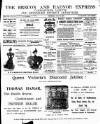 Brecon and Radnor Express and Carmarthen Gazette Thursday 08 July 1897 Page 1