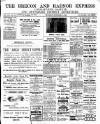 Brecon and Radnor Express and Carmarthen Gazette Thursday 30 September 1897 Page 1