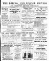 Brecon and Radnor Express and Carmarthen Gazette Thursday 11 November 1897 Page 1