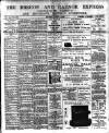 Brecon and Radnor Express and Carmarthen Gazette Thursday 09 April 1908 Page 1