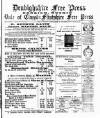 Denbighshire Free Press Saturday 25 January 1890 Page 1